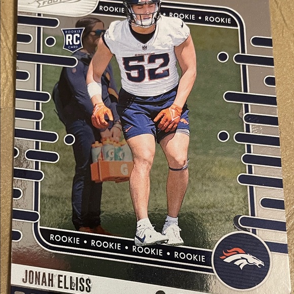 Denver Broncos Rookie Football ERROR Card. - Picture 3 of 3